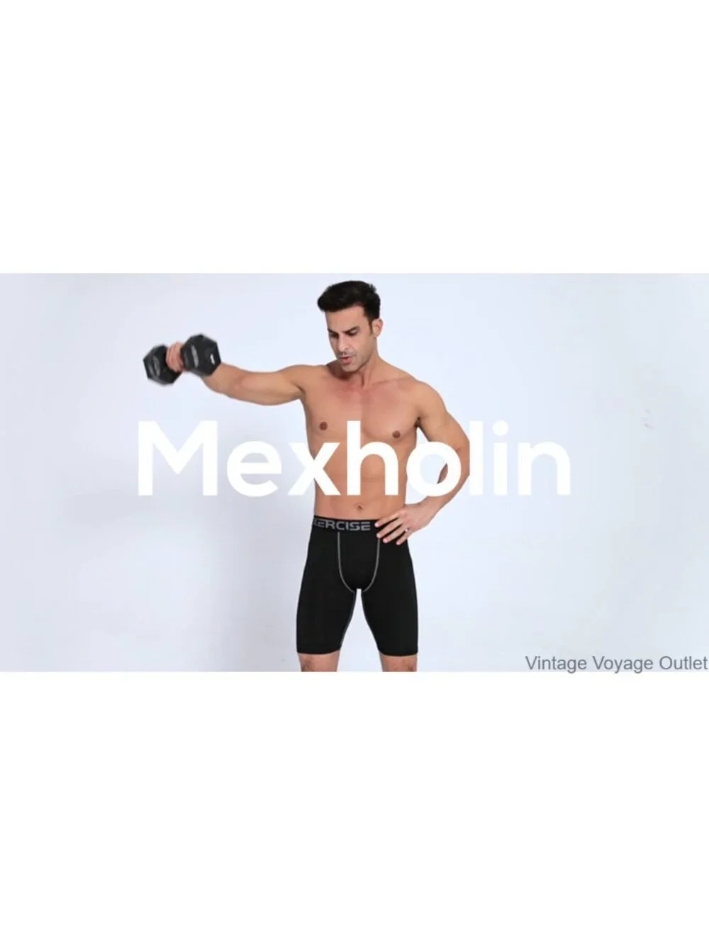 Men's Compression Shorts 4-Way Stretch Spandex Athletic Underwear for Running